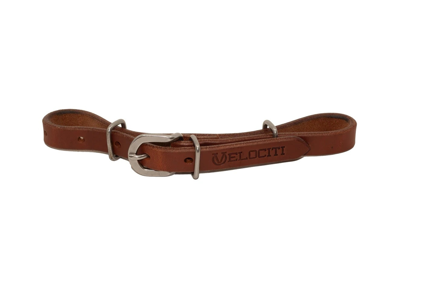 Shires Velociti Leather Curb
