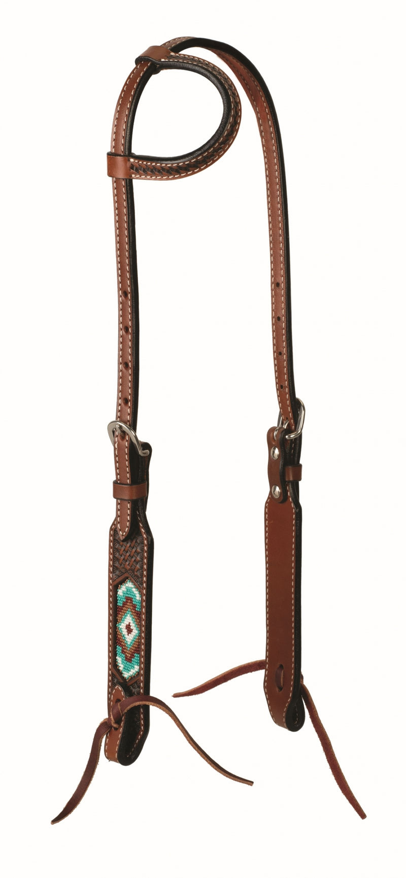 Weaver Beaded Sliding Ear Headstall