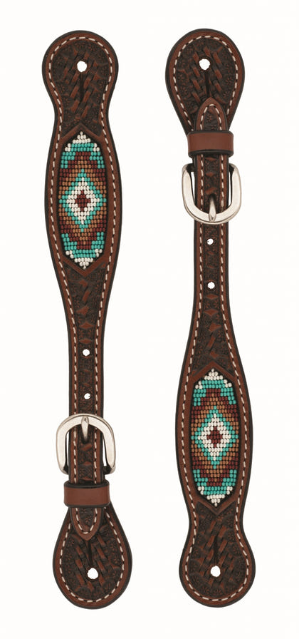 Weaver Beaded Spur Straps