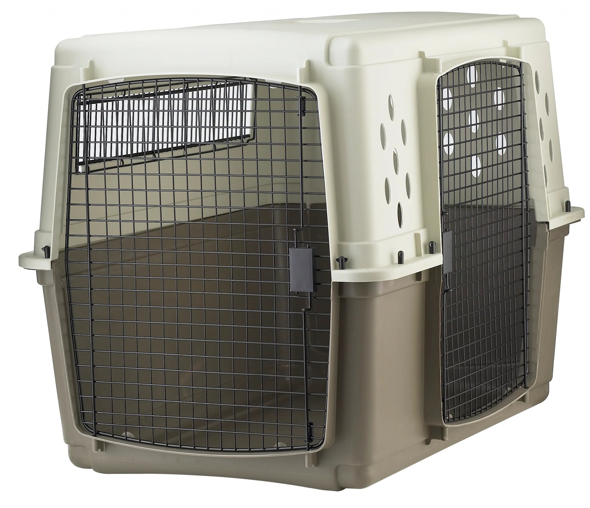 Pet Lodge Double Door Plastic Dog Crate