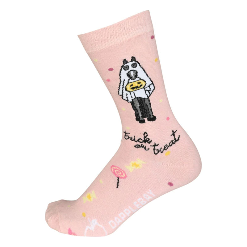 Dapplebay Trick Or Treat Knit Crew Socks