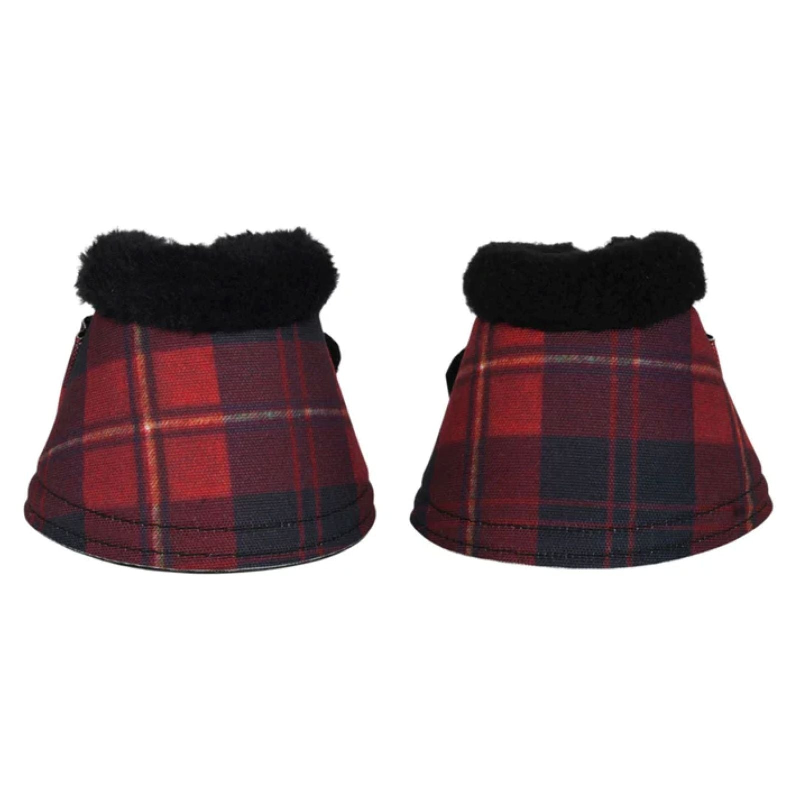 Dapplebay Holiday Plaid Bell Boots