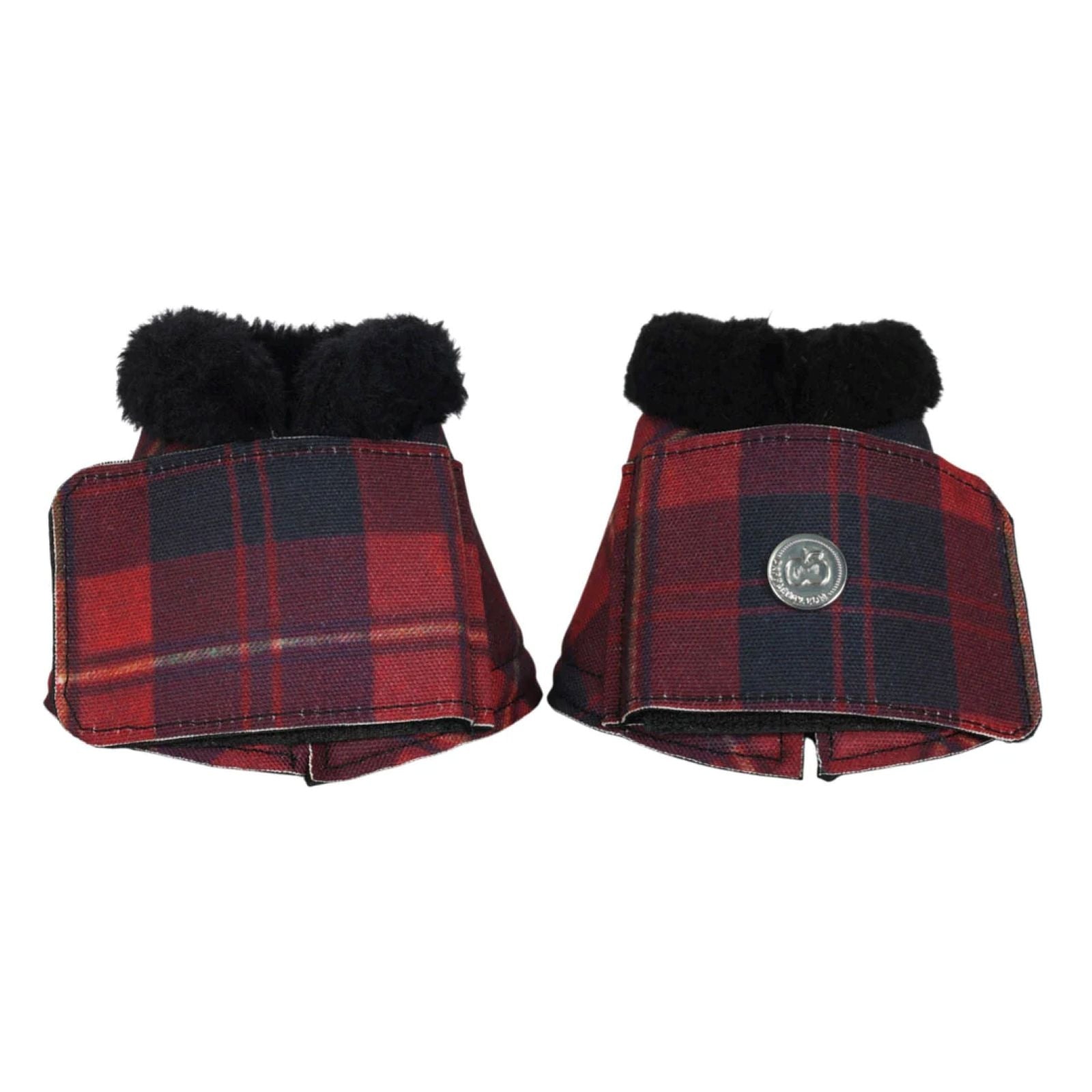 Dapplebay Holiday Plaid Bell Boots