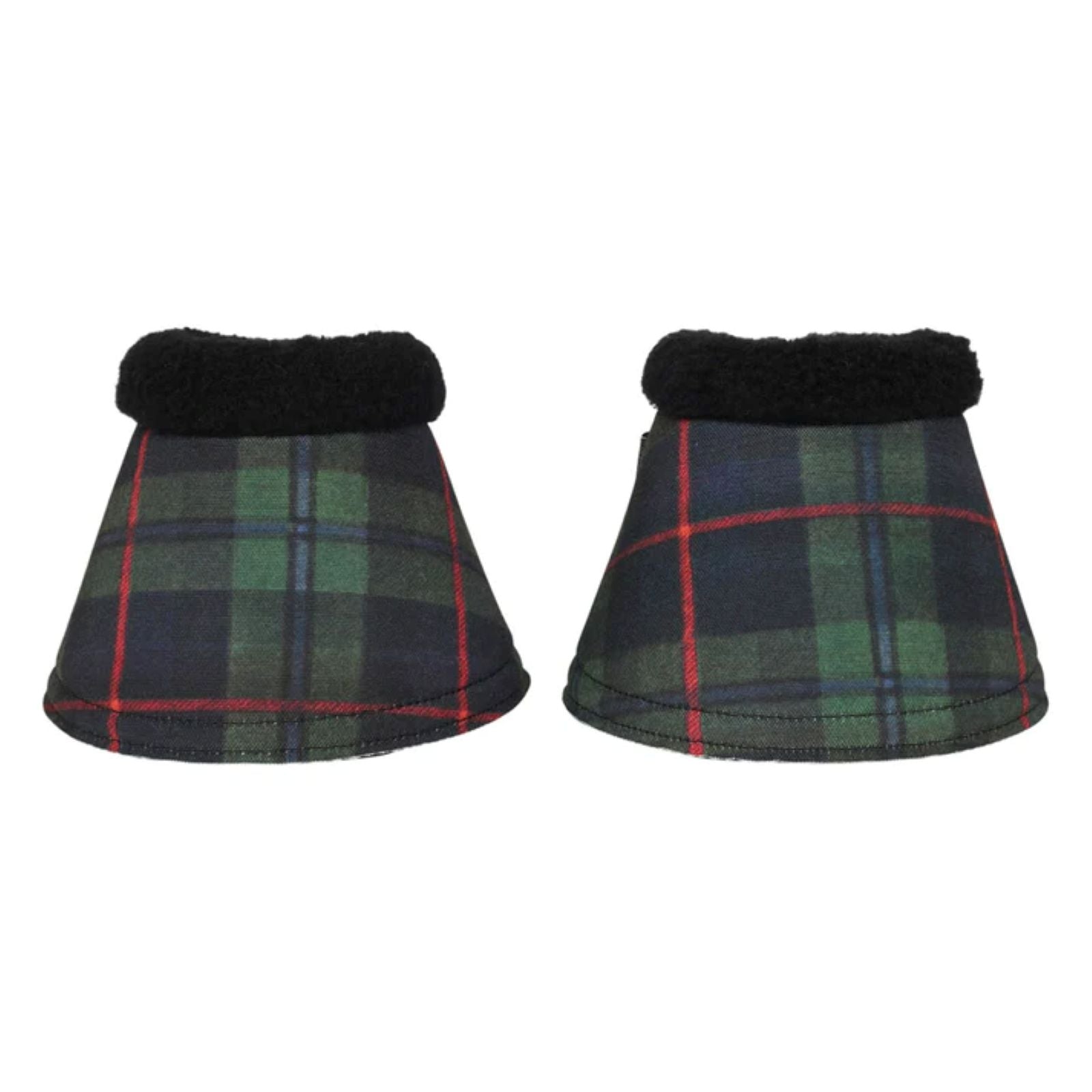 Dapplebay Holiday Plaid Bell Boots