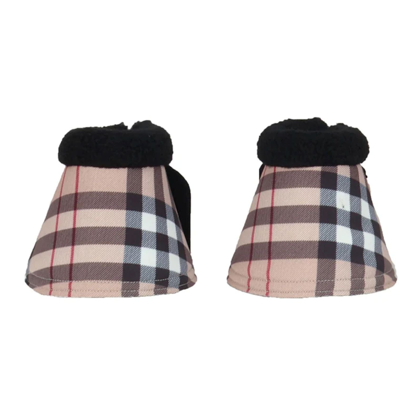 Dapplebay Holiday Plaid Bell Boots