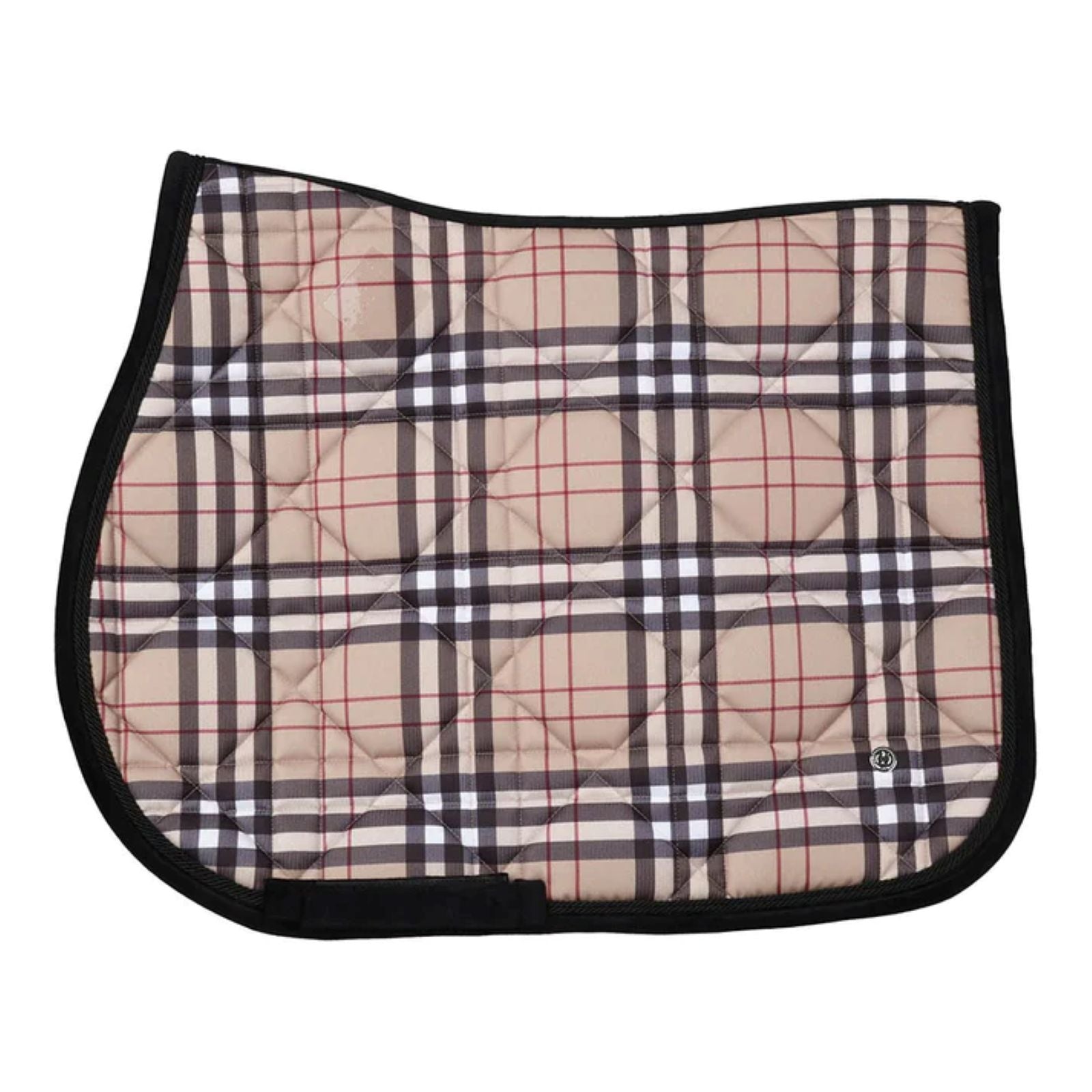 Dapplebay Holiday Plaid Jump Saddle Pad