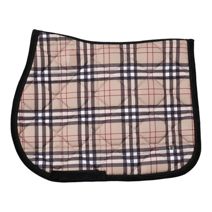 Dapplebay Holiday Plaid Jump Saddle Pad