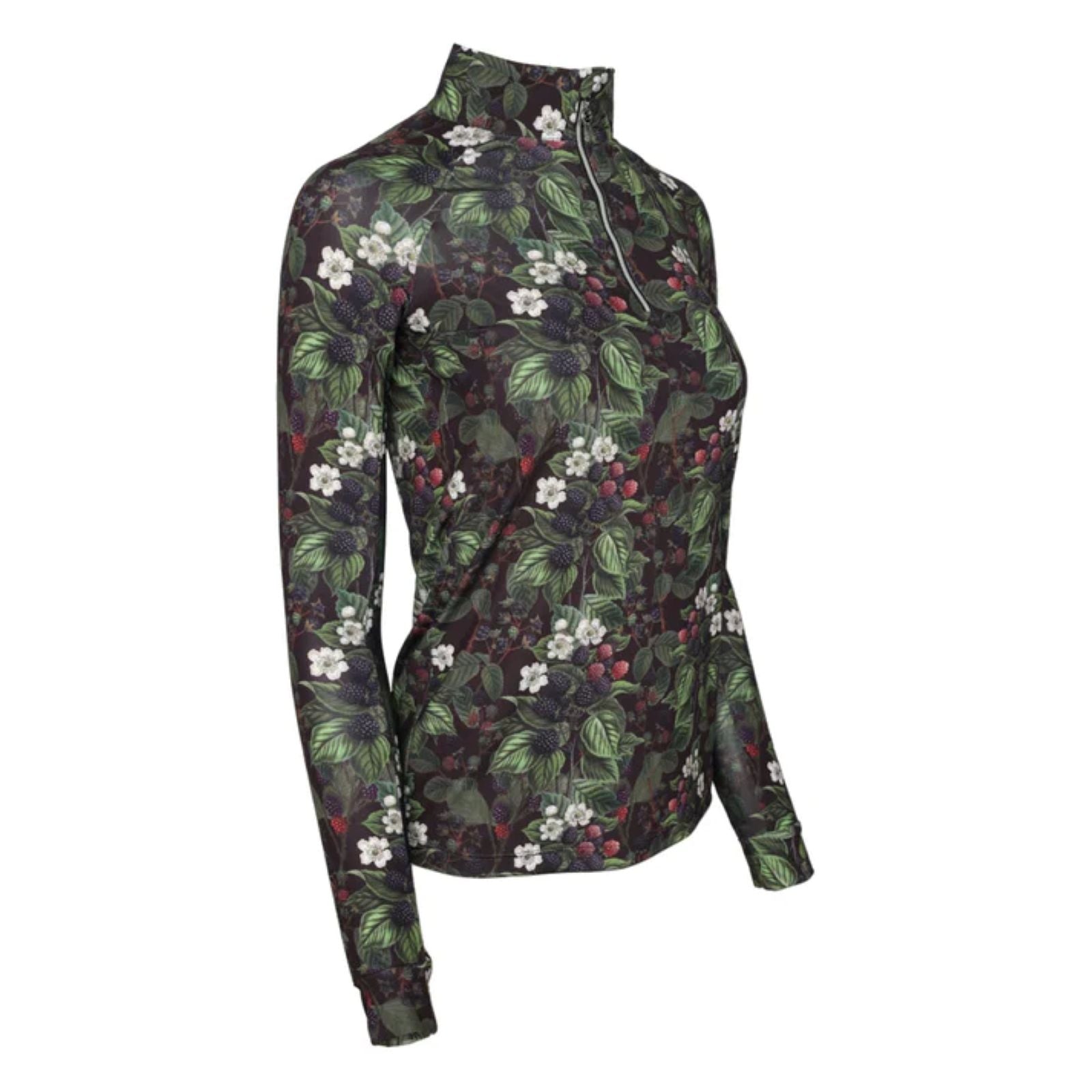 Dapplebay Blackberry Daze 1/4 Zip Riding Top
