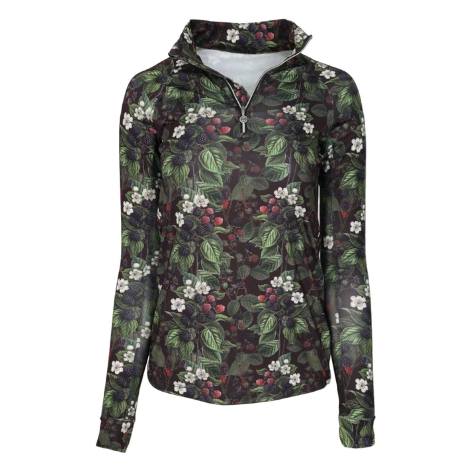 Dapplebay Blackberry Daze 1/4 Zip Riding Top