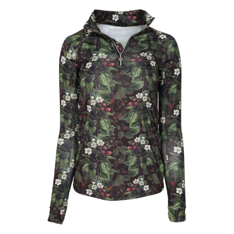Dapplebay Blackberry Daze 1/4 Zip Riding Top