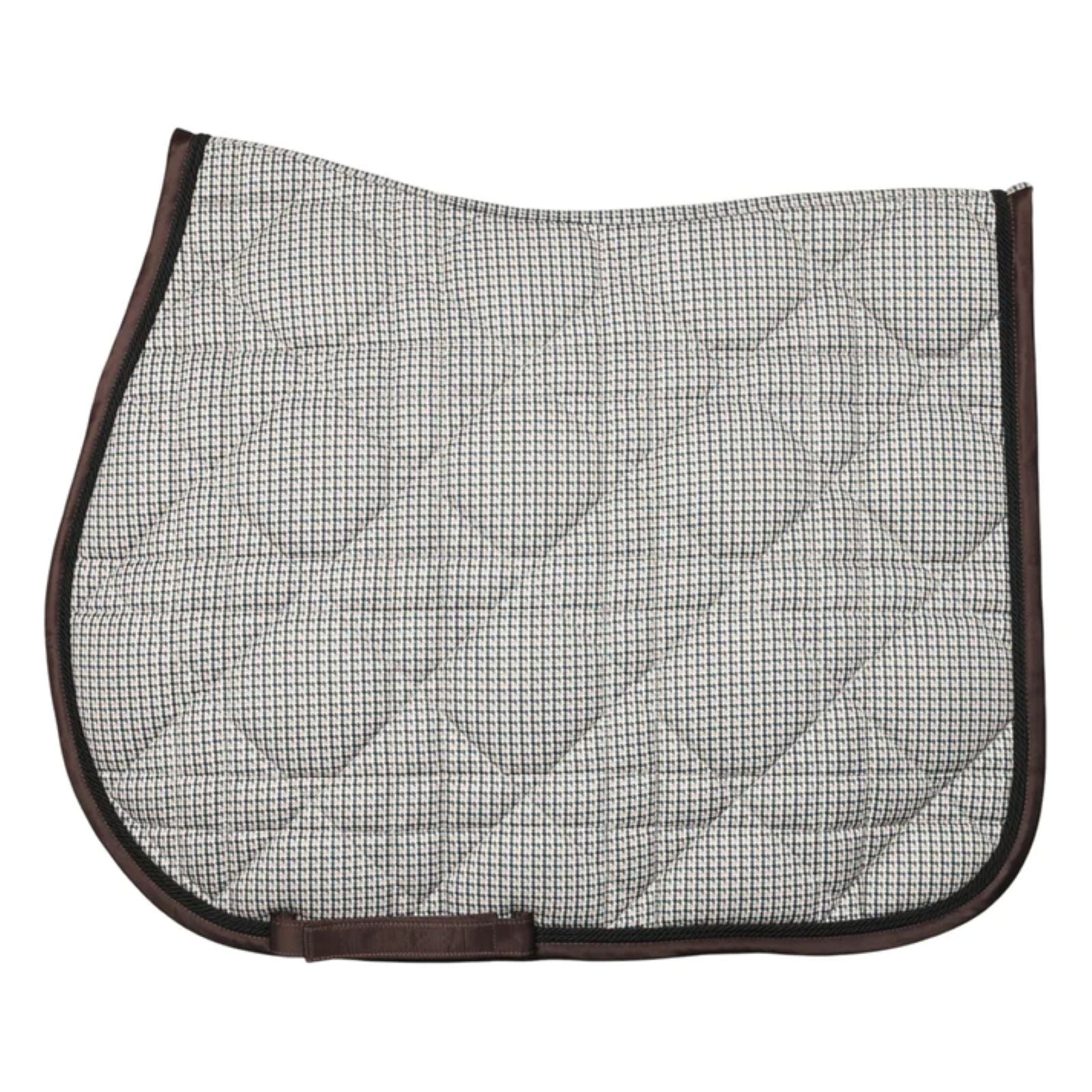 Dapplebay Heirloom Bay Houndstooth Jump Saddle Pad