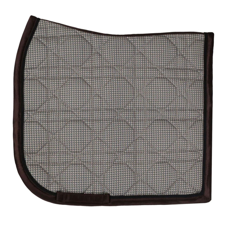 Dapplebay Heirloom Bay Houndstooth Dressage Saddle Pad