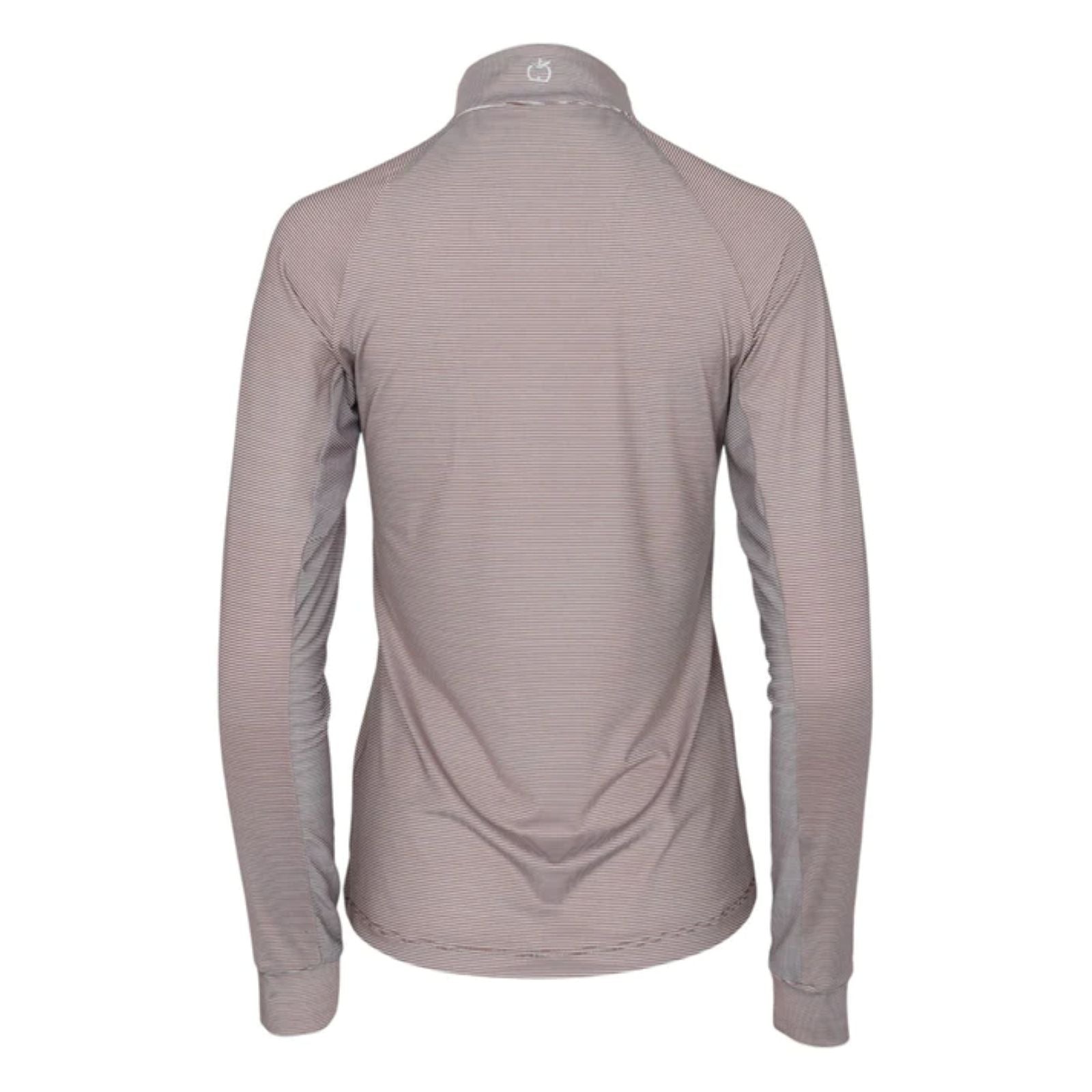 Dapplebay Stripe 1/4 Zip Riding Top