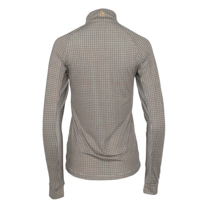 Dapplebay Bay Houndstooth 1/4 Zip Riding Top