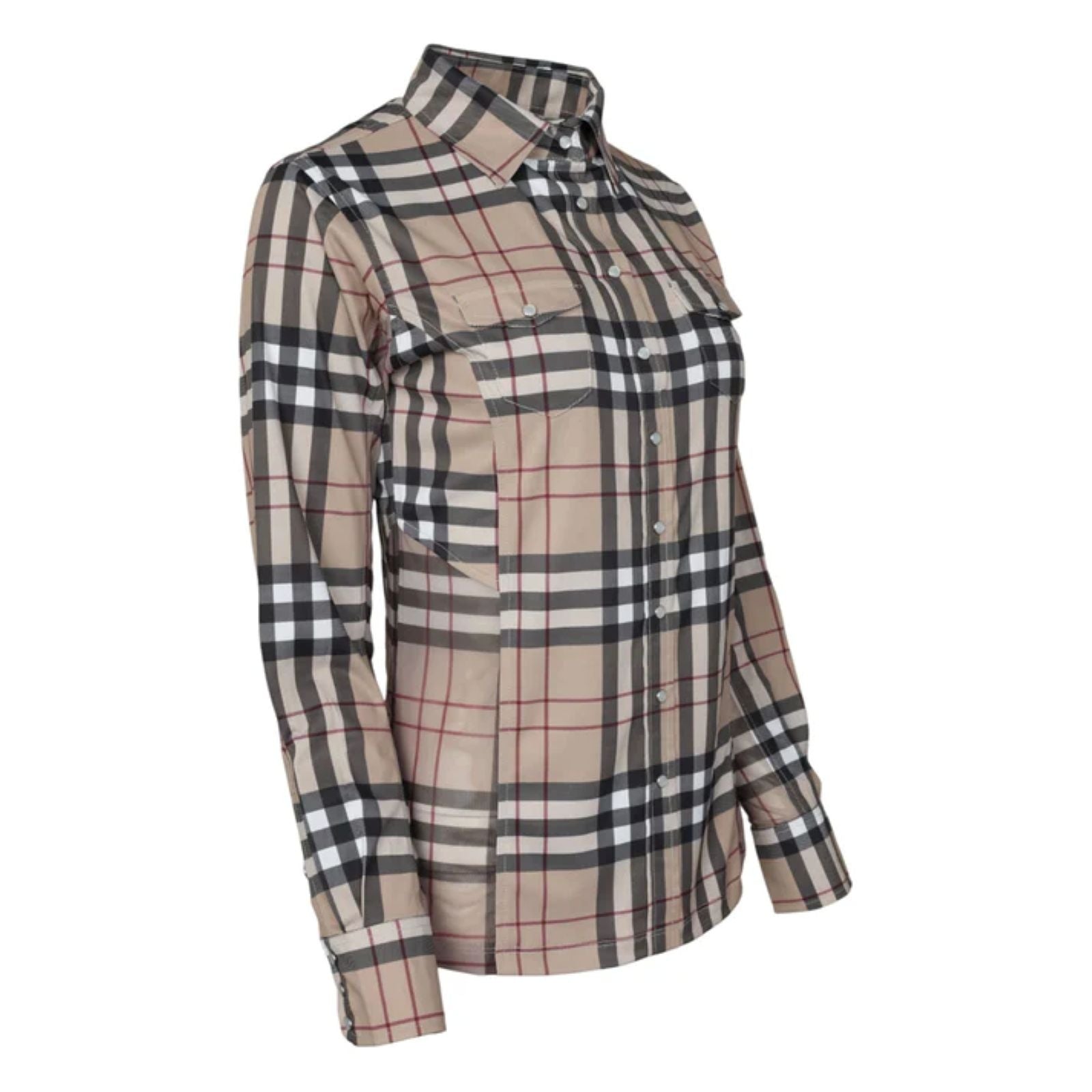 Dapplebay Holiday Plaid Western Top
