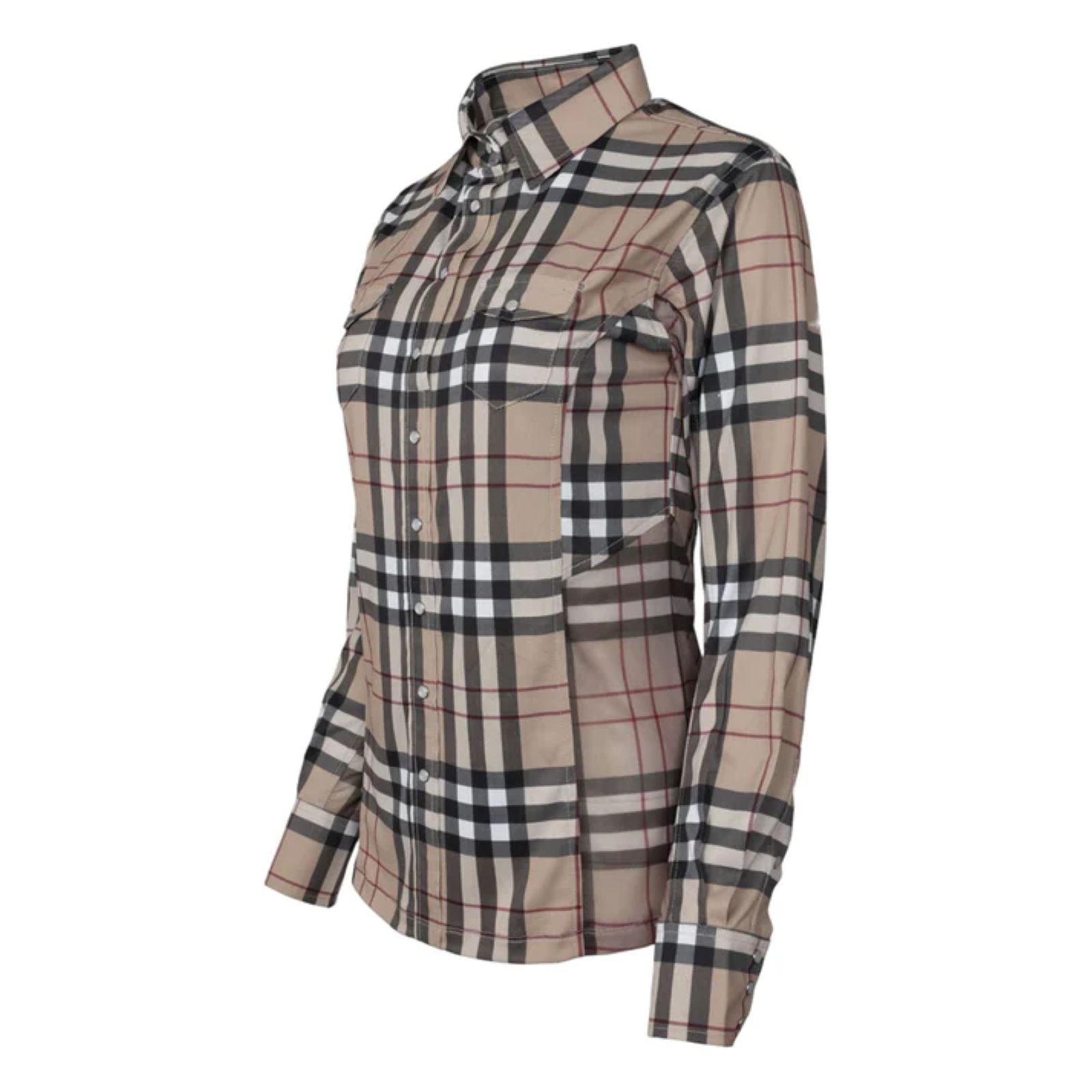 Dapplebay Holiday Plaid Western Top