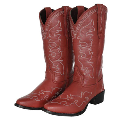 TuffRider Ladies Snip Toe Paris Embroidered Western Boots