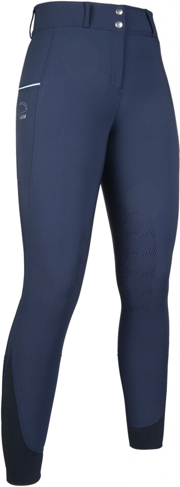 HKM Ladies Comfort Flo Knee Patch Riding Breeches
