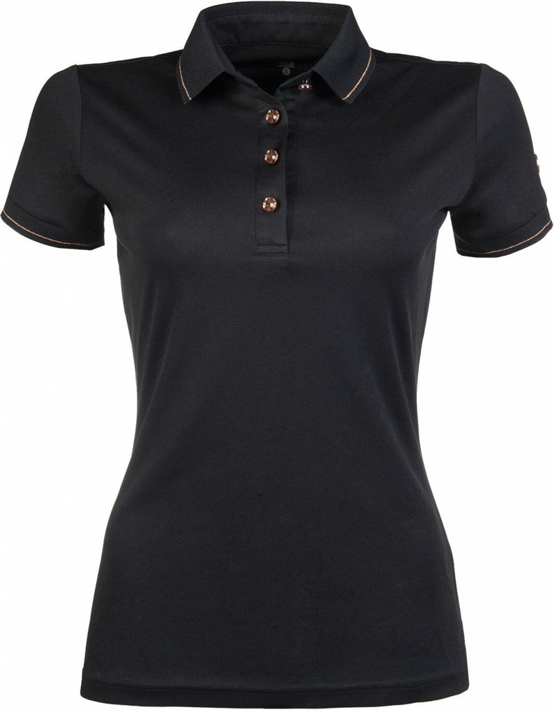 HKM Ladies Rosegold Glamour Polo Shirt