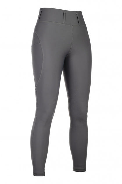 HKM Ladies Jil High Waist Sil. Knee Patch Riding Leggings