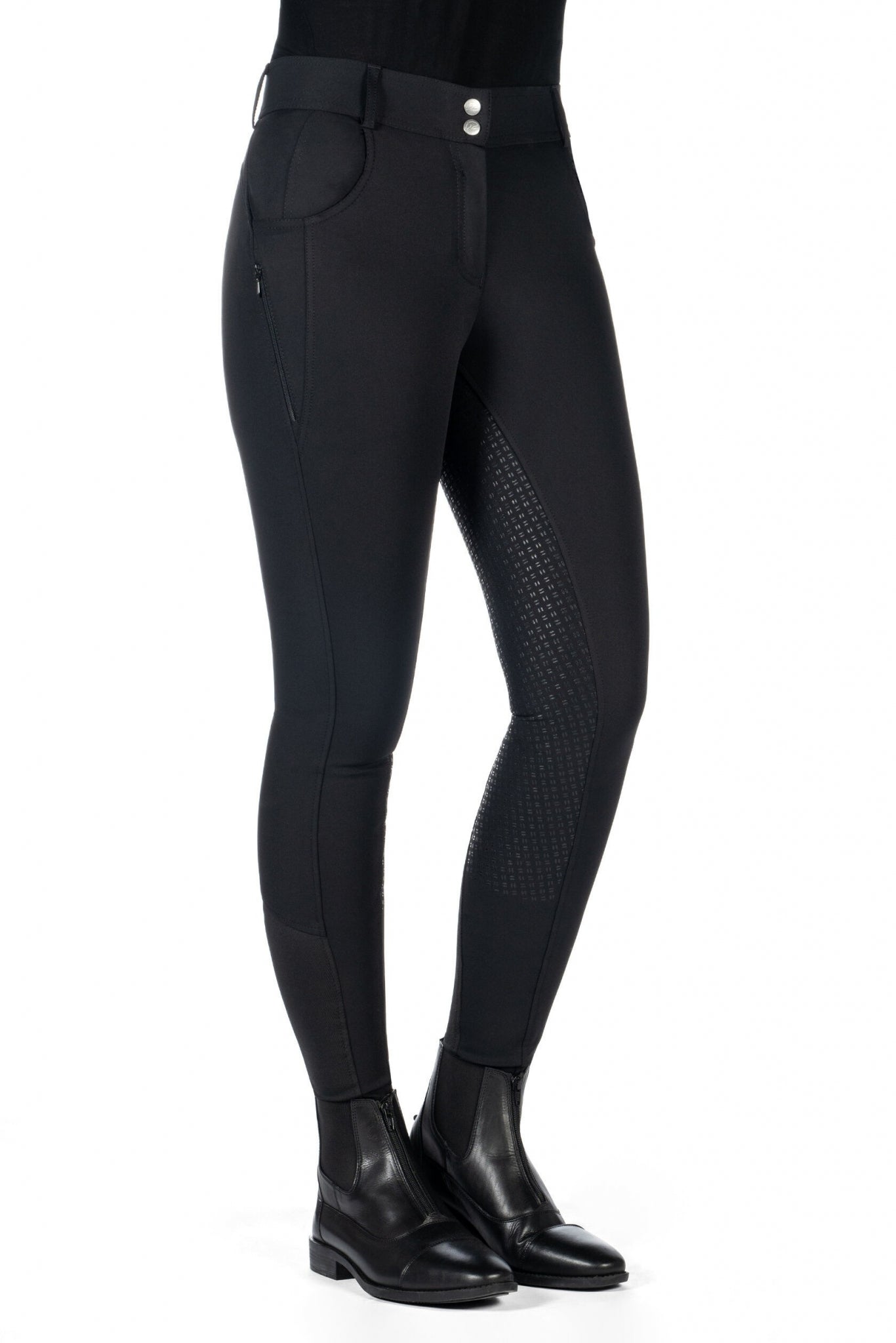 HKM Ladies Ari Mid Rise Full Seat Riding Breeches
