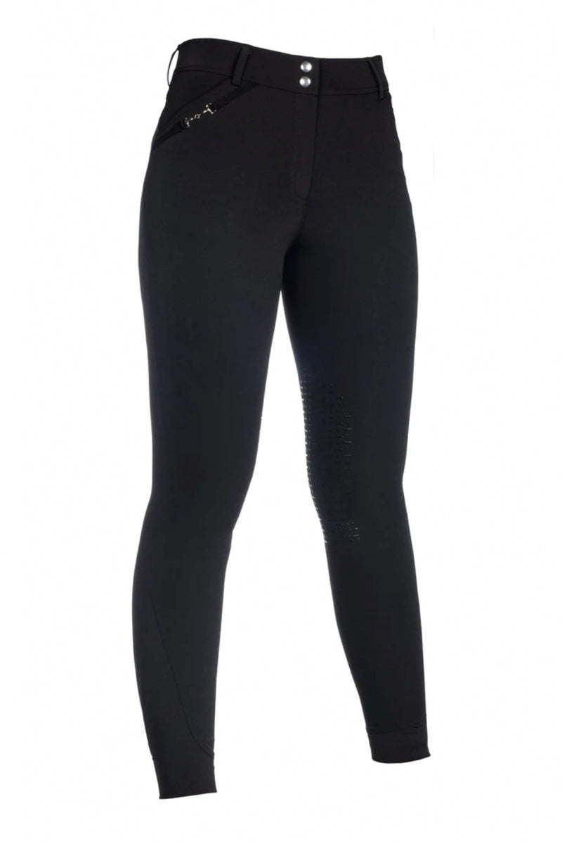 HKM Ladies Essentials Silicone Knee Patch Riding Breeches