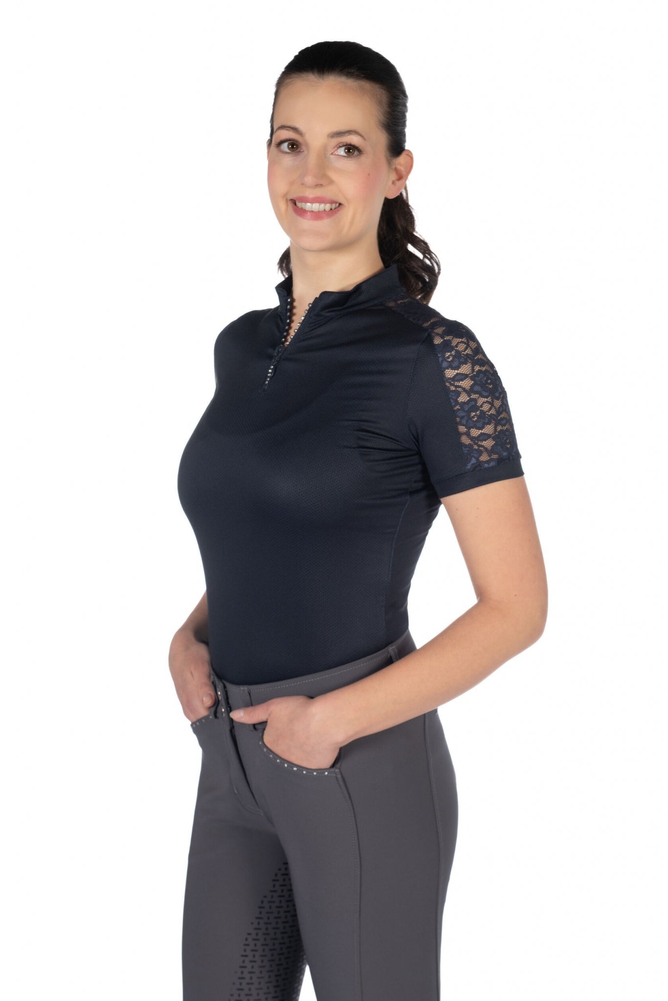 HKM Ladies Nelly Short Sleeve Functional Shirt