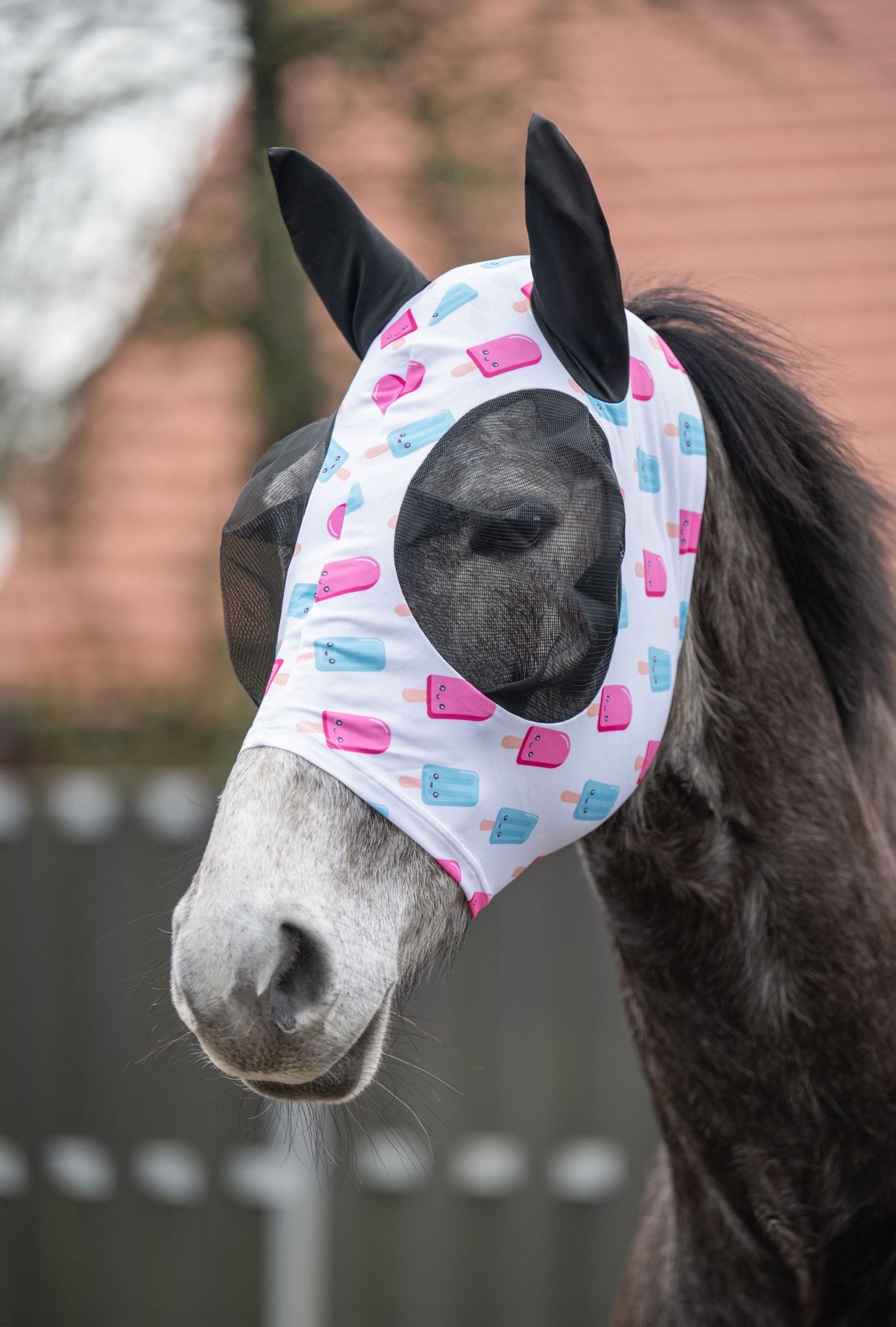 HKM Ice Cream Anti-Fly Mask
