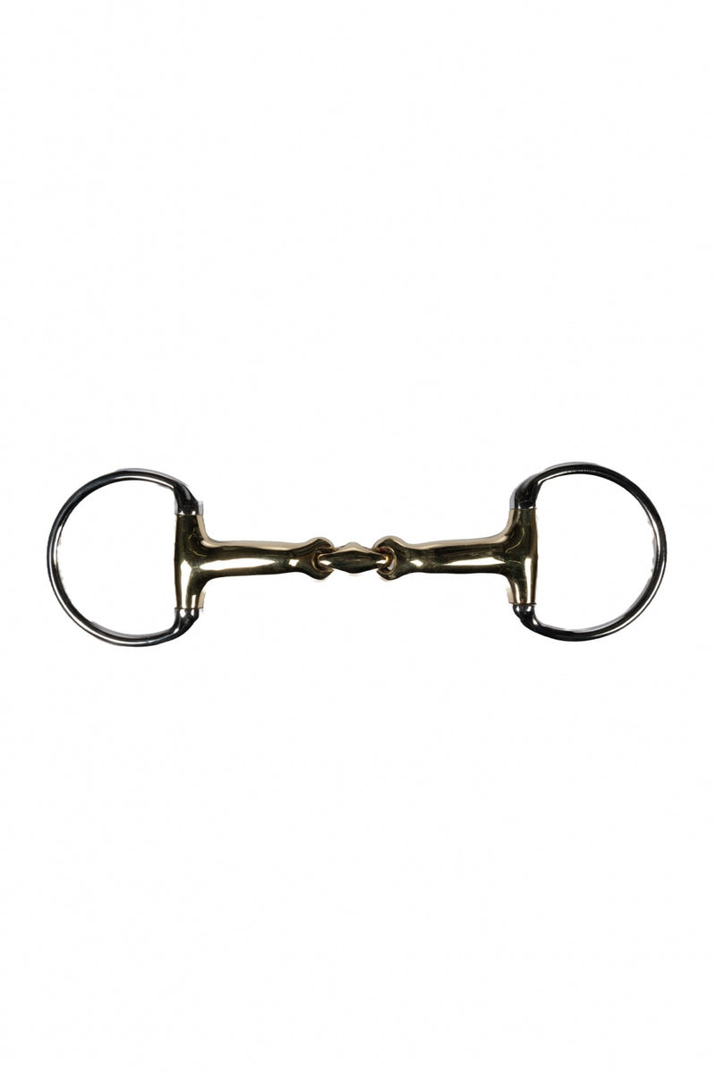 HKM 14mm Eggbutt Snaffle + Lozenge -High Curve