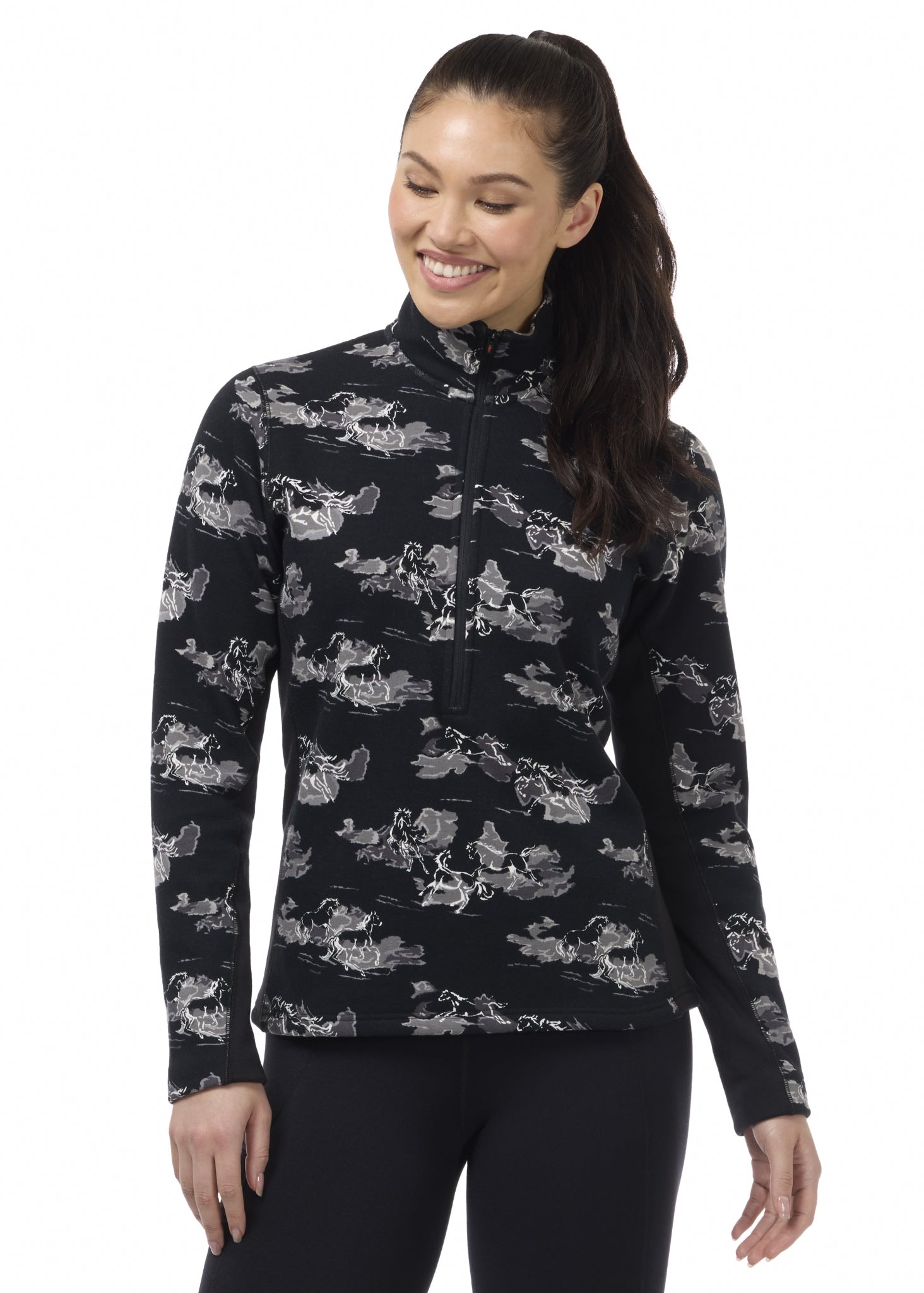 Kerrits Soft Haven Plush Fleece Half Zip Top