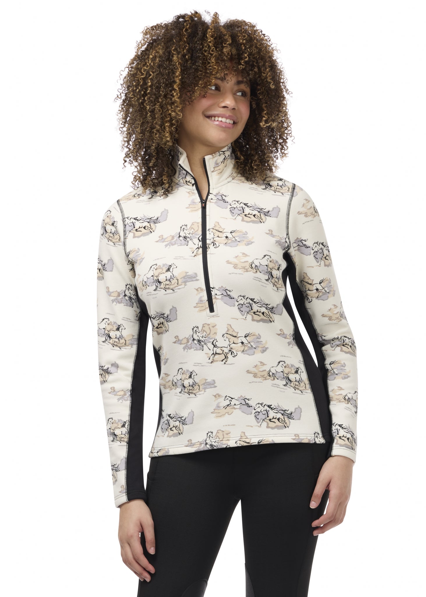 Kerrits Soft Haven Plush Fleece Half Zip Top