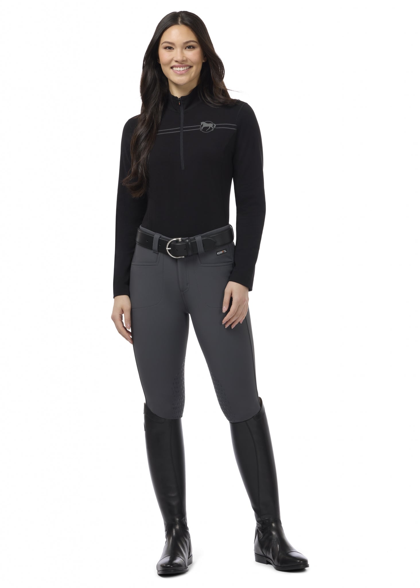 Kerrits Ladies 3-Season Tailored Knee Patch Breeches