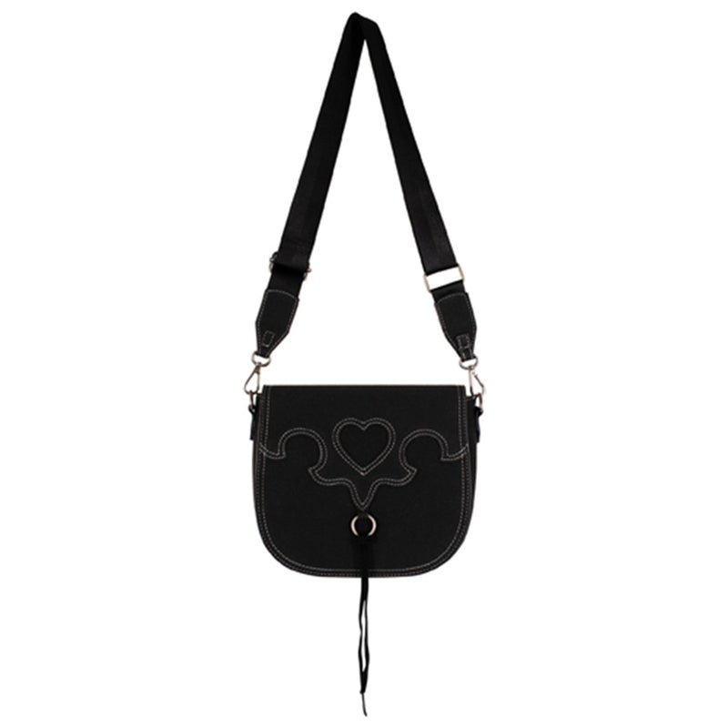 Justin Ladies Saddle Bag with Heart And Yoke