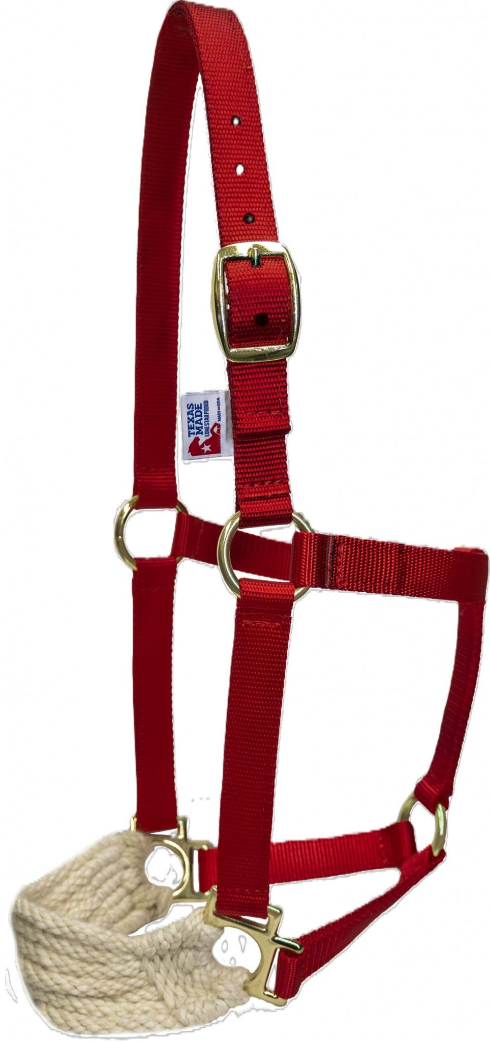 Mustang Nylon Halter with Mohair Bronc Nose