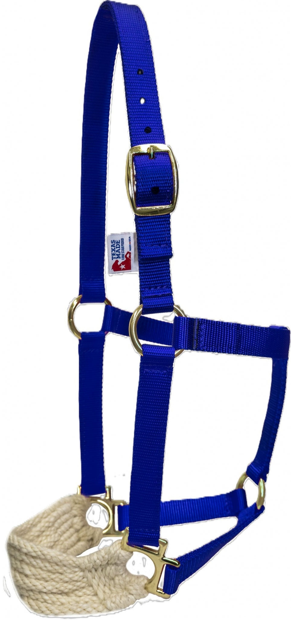 Mustang Nylon Halter with Mohair Bronc Nose