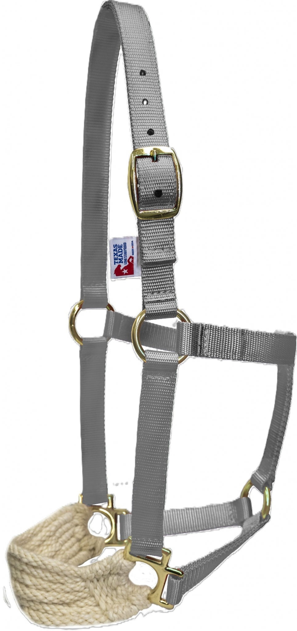 Mustang Nylon Halter with Mohair Bronc Nose