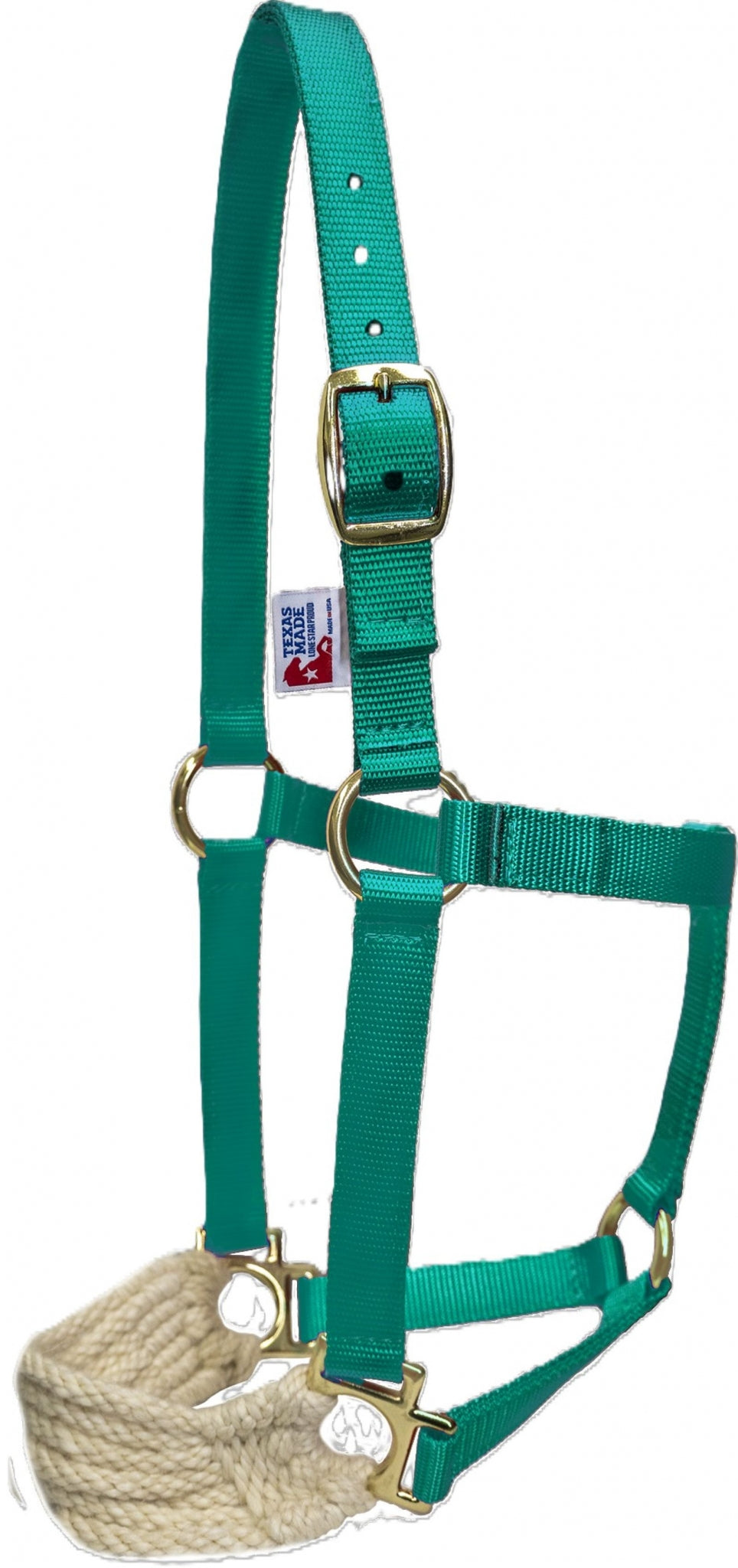Mustang Nylon Halter with Mohair Bronc Nose