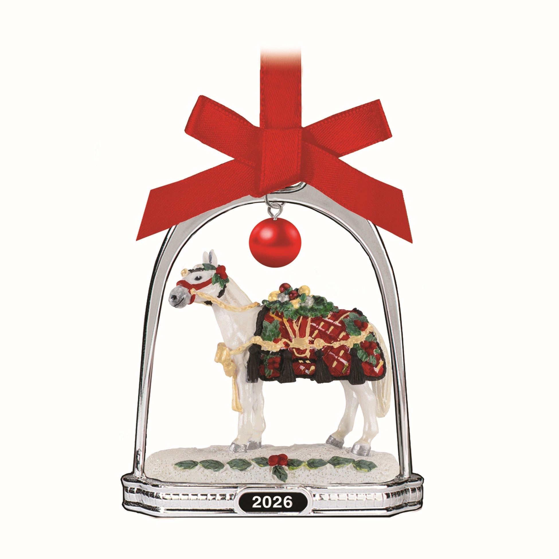 Breyer 2026 Stirrup Ornament - Holiday Homecoming