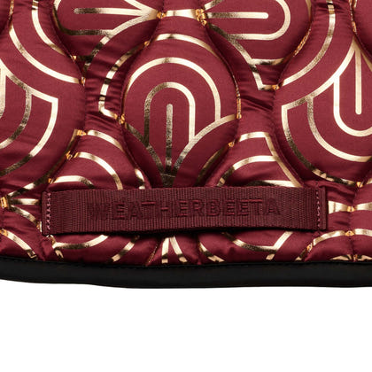 Weatherbeeta Spark Foil Print Dressage Saddle Pad