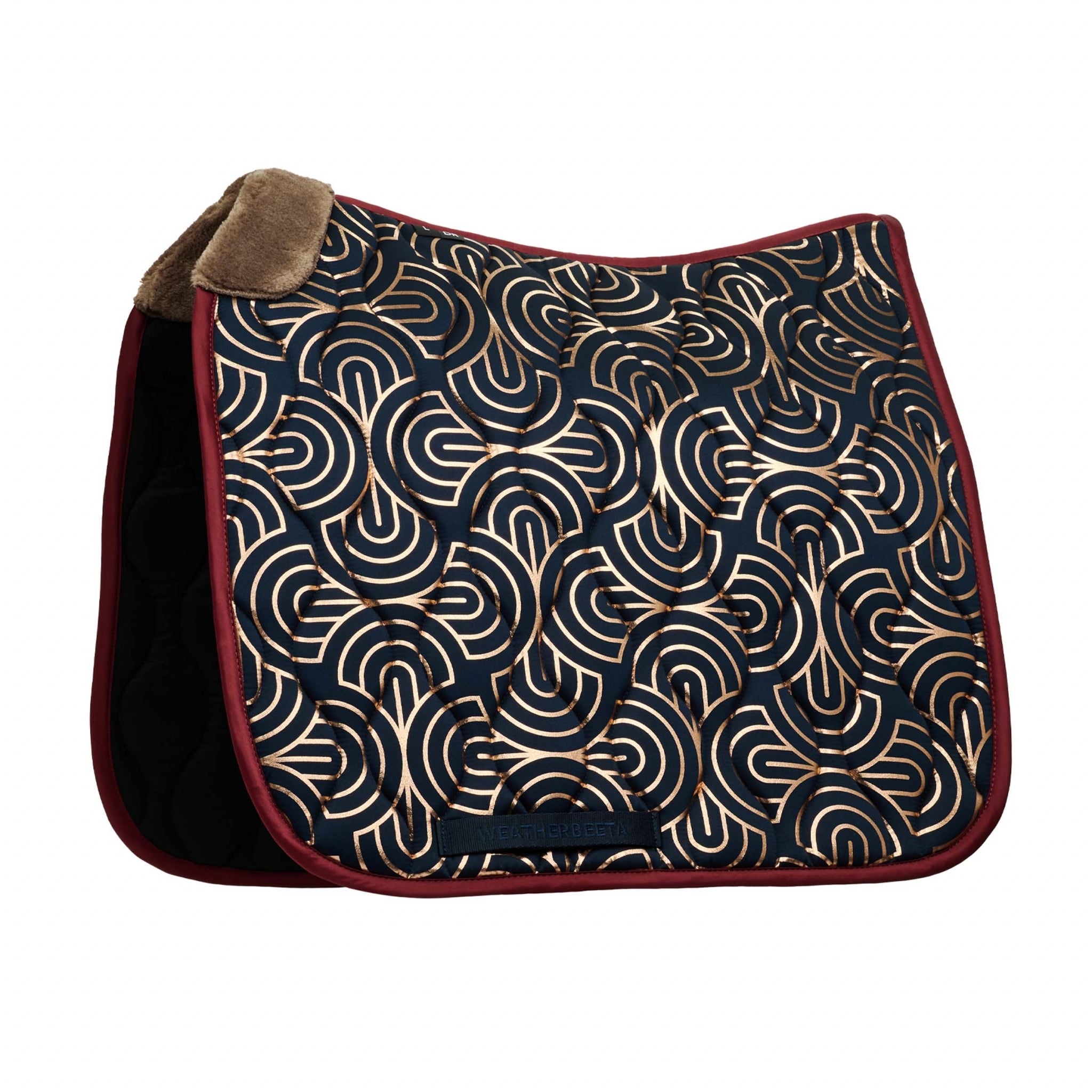 Weatherbeeta Spark Foil Print Dressage Saddle Pad