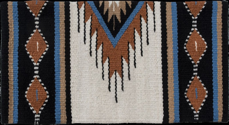 Mustang Del Rio Saddle Pad with Pressed Wool Spine Relief