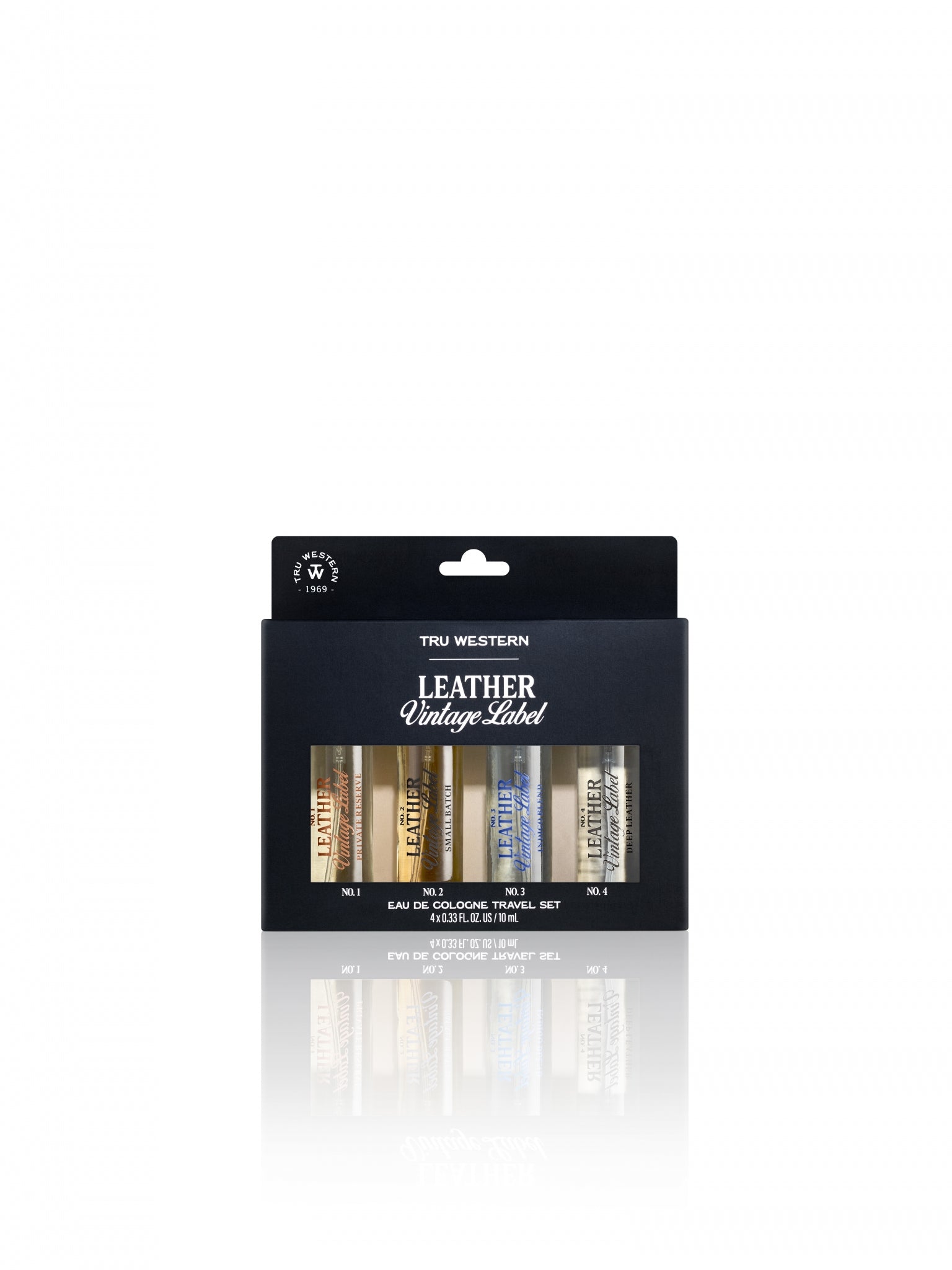 Leather Vintage Label Travel Set