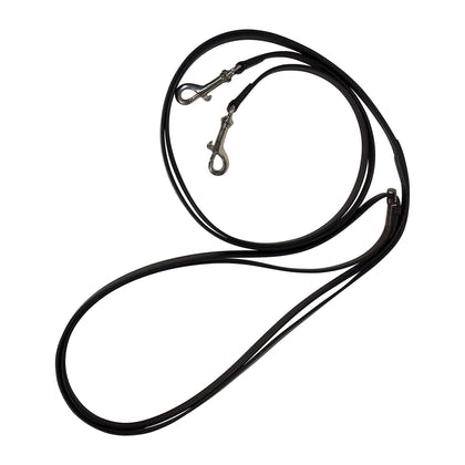 Huntley Equestrian Sedgwick Leather Draw Reins With Snap Ends