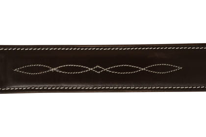Huntley Equestrian Ladies Fancy Stitched 1.5" Wide Belt