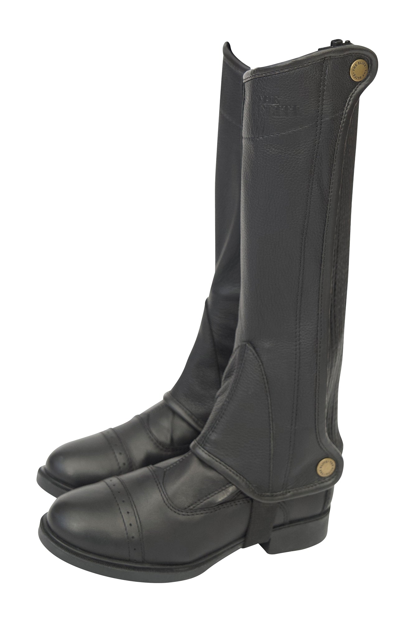 Grand Prix Kids Elite Leather Half Chaps