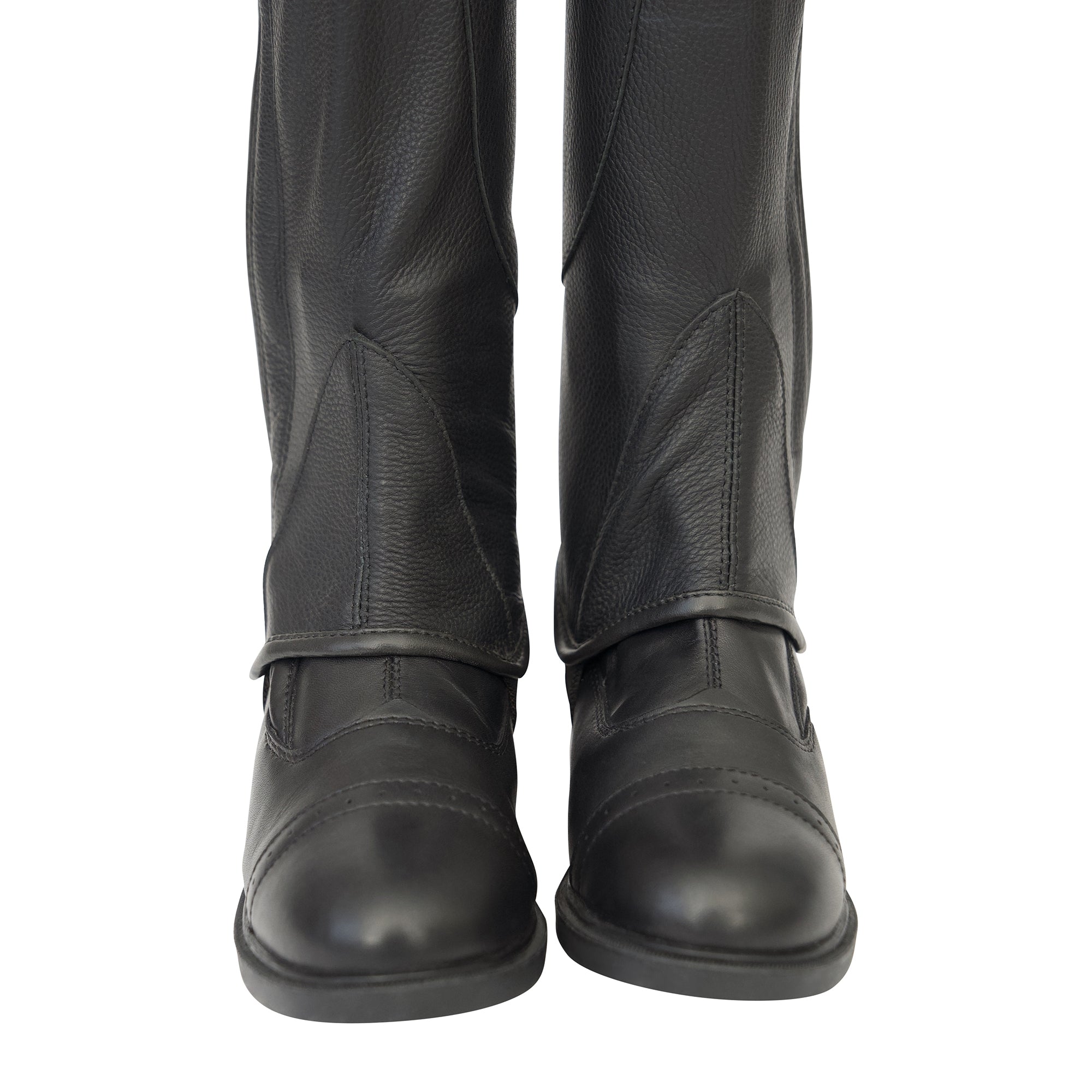 Grand Prix Kids Elite Leather Half Chaps