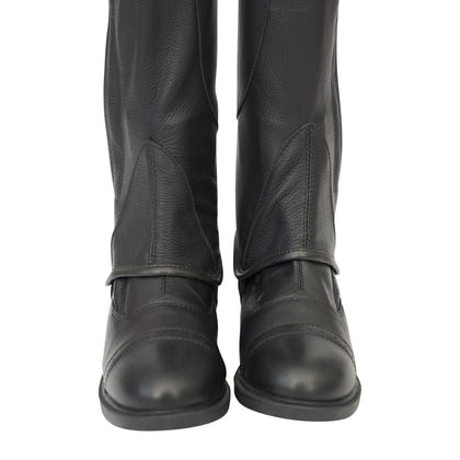 Grand Prix Kids Elite Leather Half Chaps