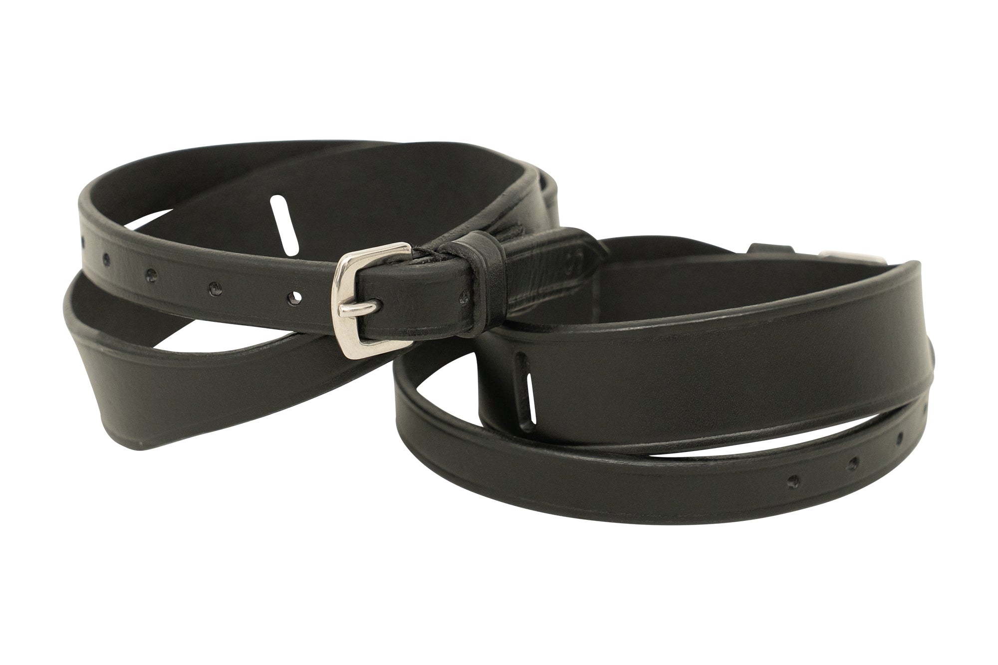 Huntley Equestrian Kids Leather Buckle Jodhpur Garter Straps
