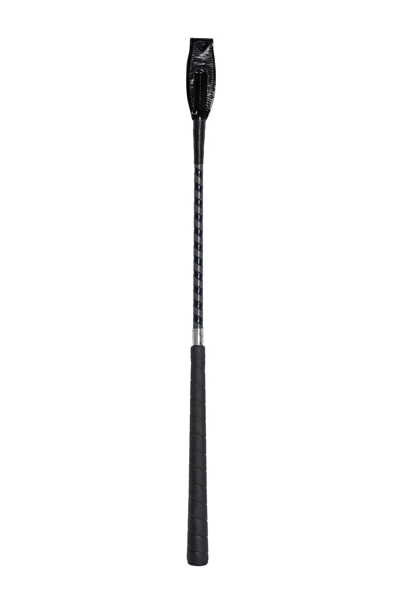 Huntley Equestrian Jumper Whip Two Tone Patent Cover