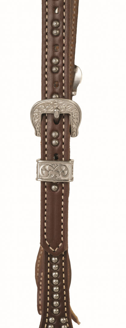 Weaver Western Leather Sliding Ear Headstall Stockman